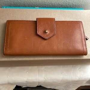 Madewell bifold post leather wallet - great condition